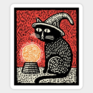 Witch's Familiar Magnet